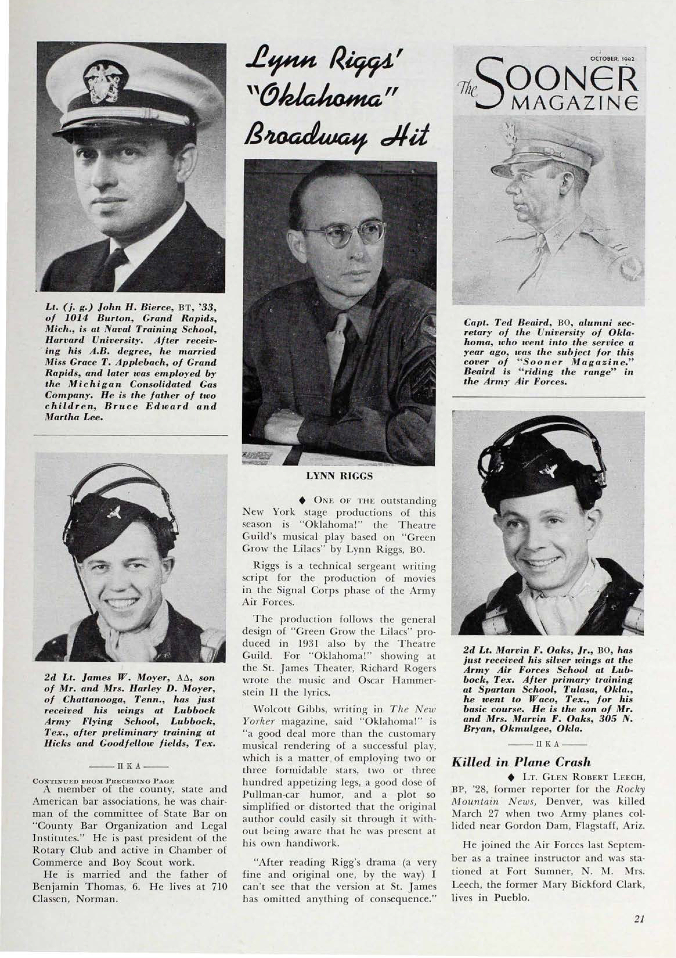 Killed in Plane Crash